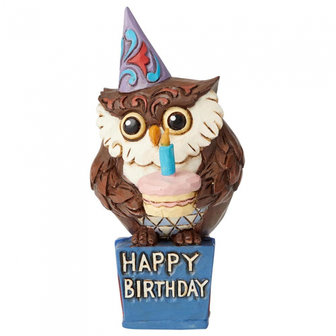 Jim Shore Birthday Owl