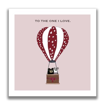 to the one i love balloon