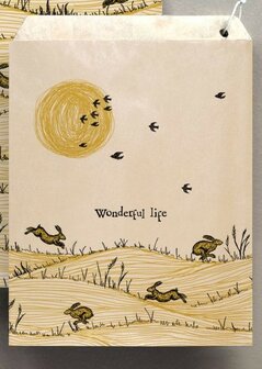 East of India klein zakje Wonderful life