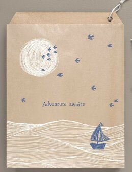 East of India klein zakje Adventure Awaits
