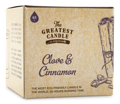 The Greatest Candle in the World: Clove &amp; Cinnamon 75 g