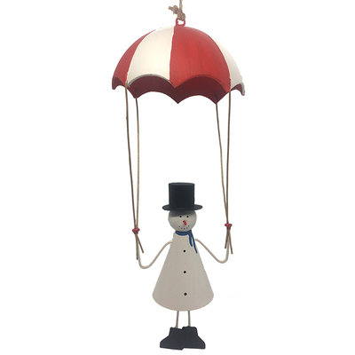 Grote Sneeuwpop met Parachute