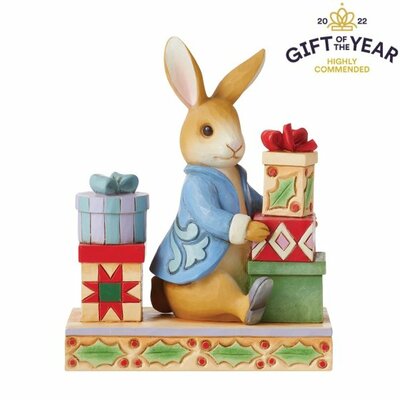 Jim Shore Peter Rabbit with Presents
