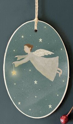 East of India Starry Night tag "Angel"