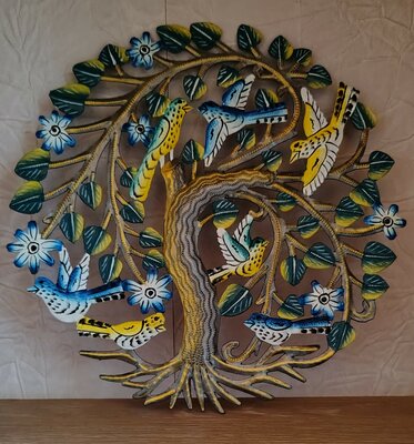 Levensboom festive gekleurd 60 cm.