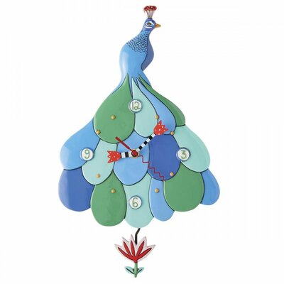 Clock Peacock