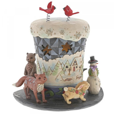 Jim Shore Top Hat Tidings